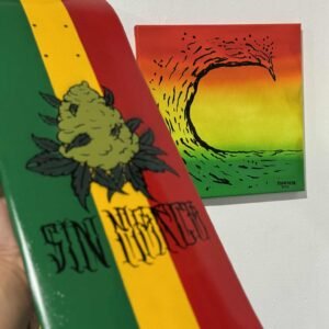 Sin Marca Skateboard - Rasta Deck: imagen 1
